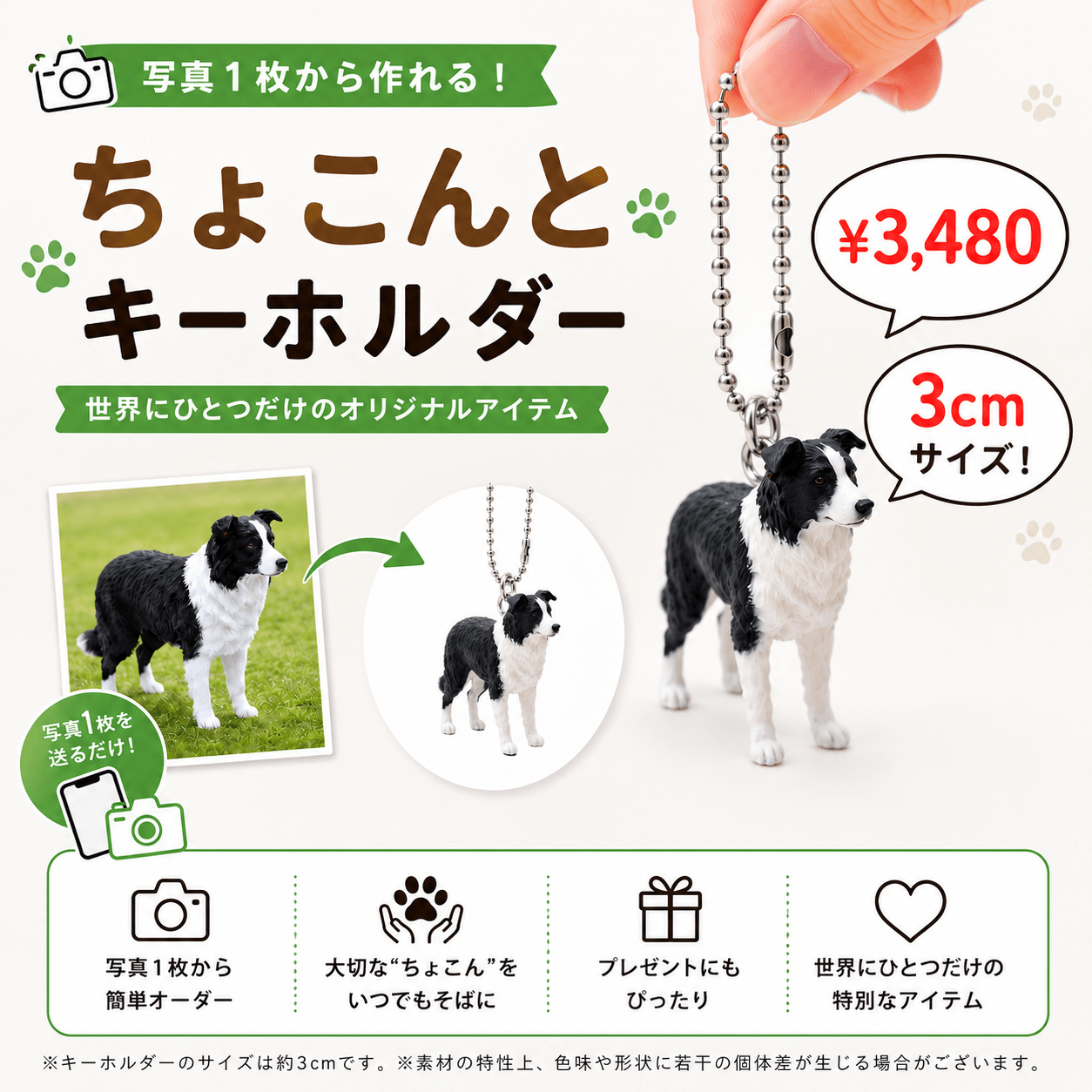 キーホルダー】3cmサイズ – ちょこんとフィギュア