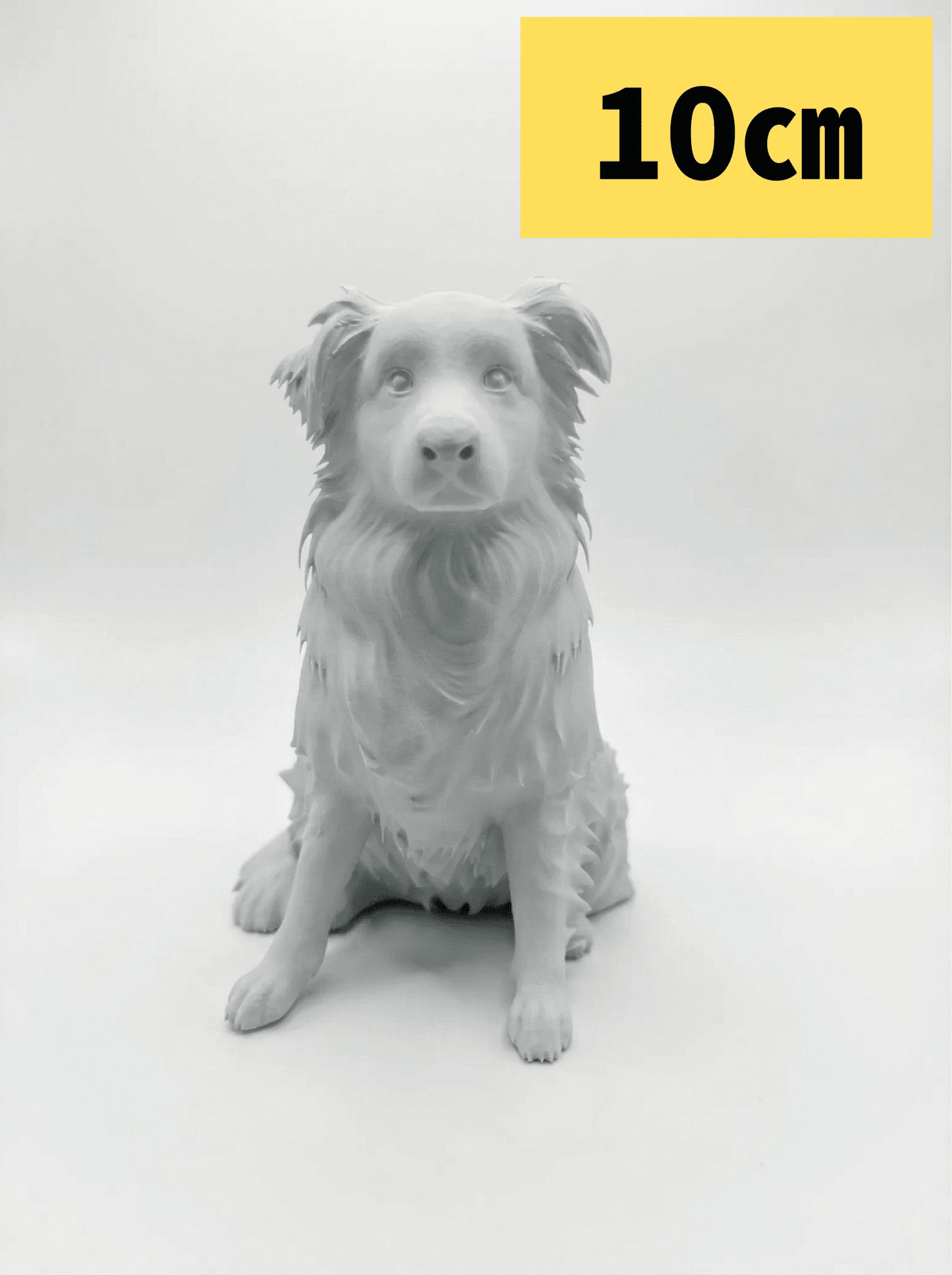 【洗練されたホワイト像】10cm像（ホワイト） - ちょこんとフィギュア