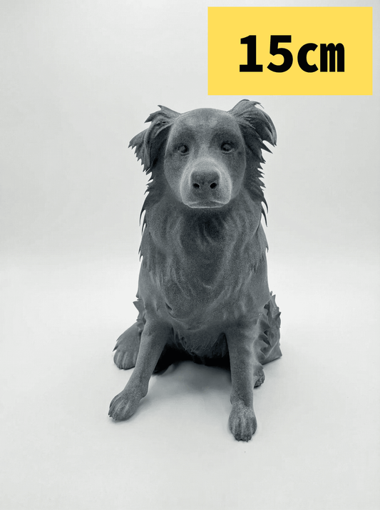 【シックなモノクロ像】15cm像（グレー） - ちょこんとフィギュア