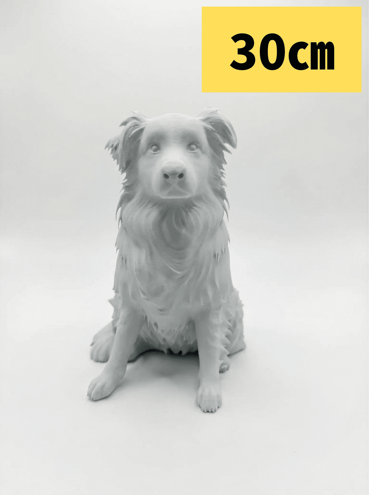 【洗練されたホワイト像】30cm像（ホワイト） - ちょこんとフィギュア