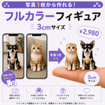 【フルカラーフィギュア】3cmサイズ - ちょこんとフィギュア