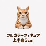 【フルカラーフィギュア】上半身5㎝ - ちょこんとフィギュア