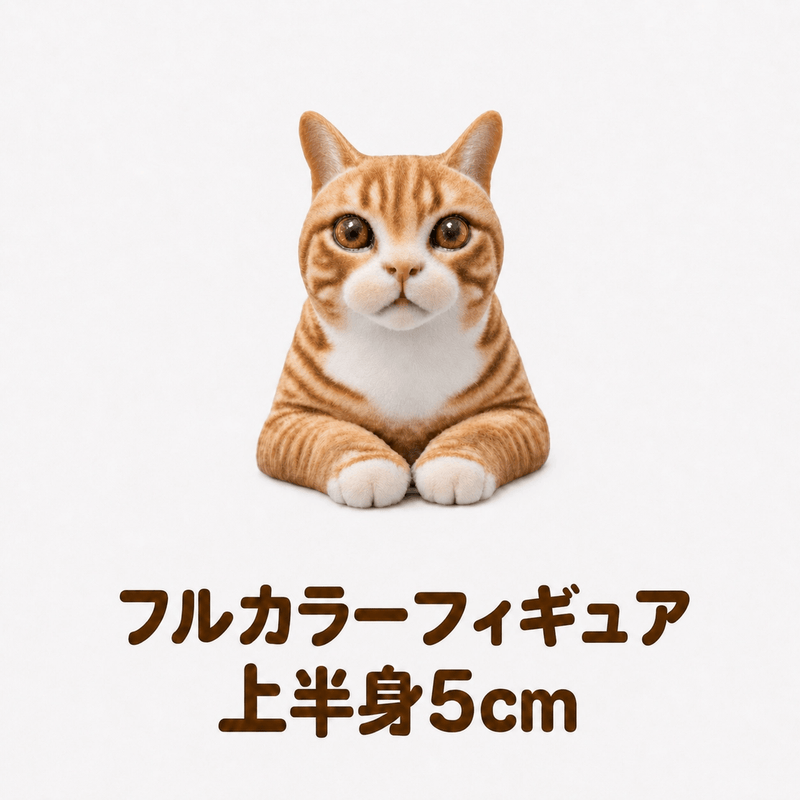【フルカラーフィギュア】上半身5㎝ - ちょこんとフィギュア