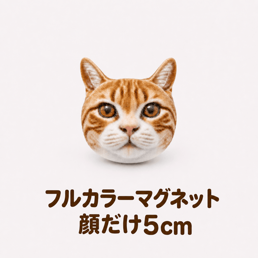 【フルカラーマグネット】顔だけ5㎝ - ちょこんとフィギュア