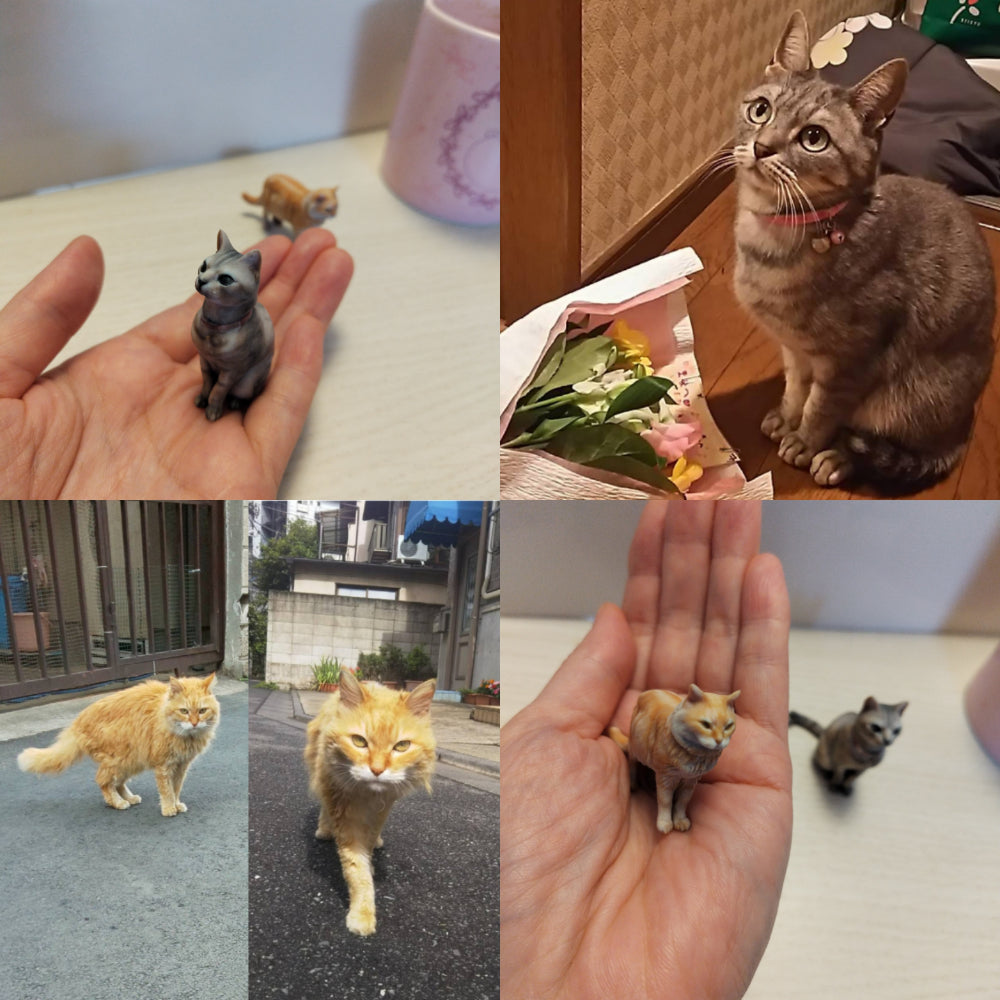猫のフィギュア